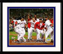 Boston Red Sox Photo Double Matted & Framed