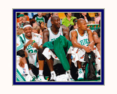 Boston Celtics Photo Double Matted