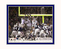 New England Patriots Photo Double Matted